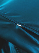 [Teal] SilkSilky  Bedding Set 006