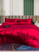 [Wine] SilkSilky  Bedding Set 001