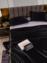 [Black] SilkSilky  Bedding Set 005