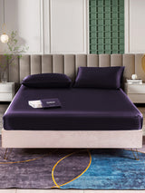 [Deep Purple] SilkSilky  Bedding Set 002