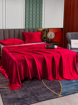 [Wine] SilkSilky  Bedding Set 001