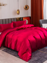 [Wine] SilkSilky  Bedding Set 001