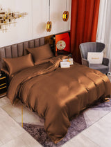 [Coffee] SilkSilky  Bedding Set 001