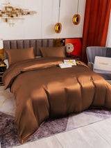 [Coffee] SilkSilky  Bedding Set 003