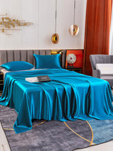 [Teal] SilkSilky  Bedding Set 003