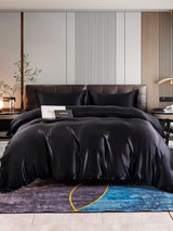 [Black] SilkSilky  Bedding Set 001