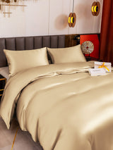 [Beige] SilkSilky  Bedding Set 003