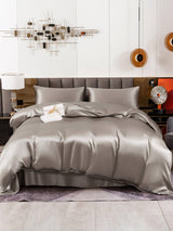 [Gray] SilkSilky  Bedding Set 002