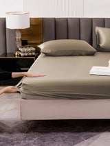 [Khaki] SilkSilky  Bedding Set 006