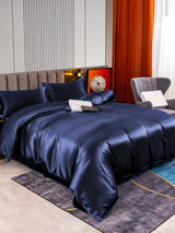 [Dark Blue] SilkSilky  Bedding Set 002