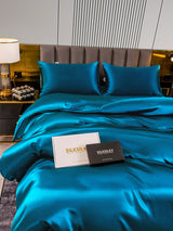 [Teal] SilkSilky  Bedding Set 002