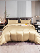 [Beige] SilkSilky  Bedding Set 002
