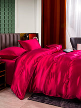 [Wine] SilkSilky  Bedding Set 008