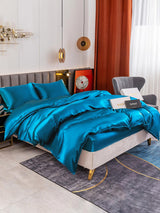 [Teal] SilkSilky  Bedding Set 001
