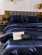 [Dark Blue] SilkSilky  Bedding Set 006